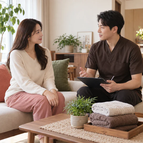 아로마 아모르웰빙 테라피 안내 이미지